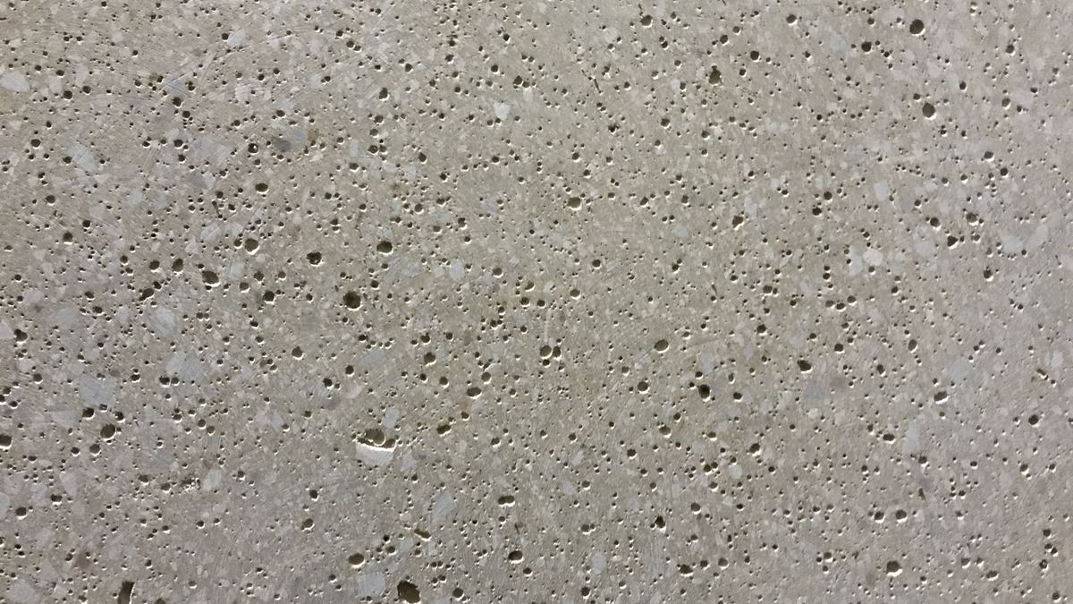Yeni beton yüzeyin yakın görünümü